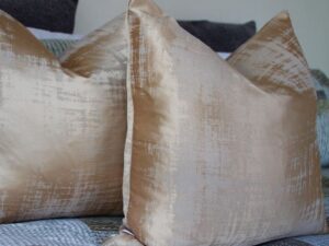 Classic Metallic Cushions
