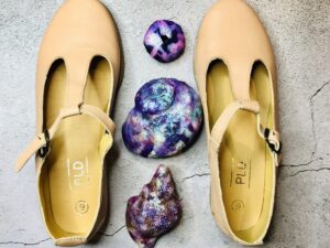Genuine leather Thembi shoe - nude