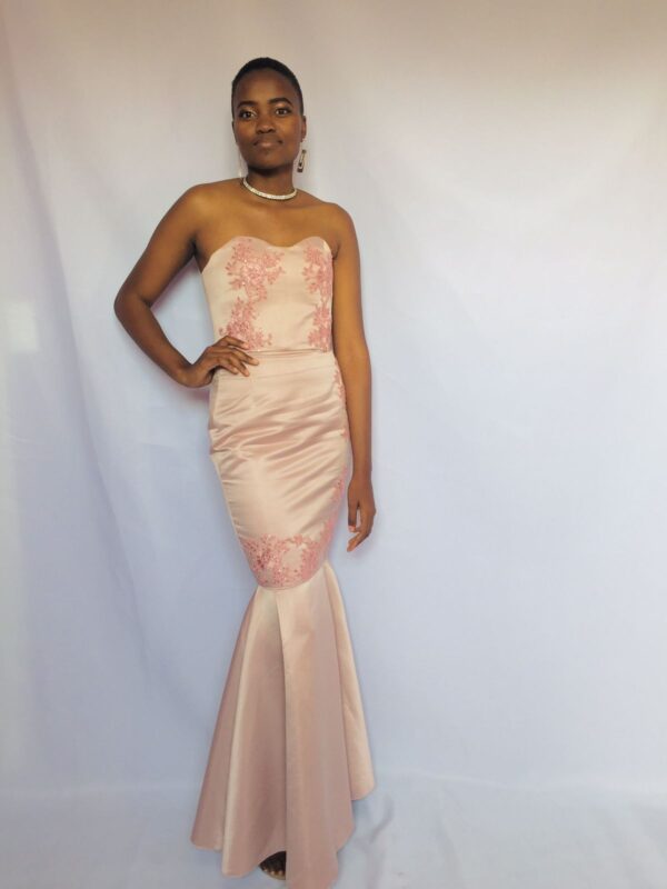Formal flaired skirt with corset