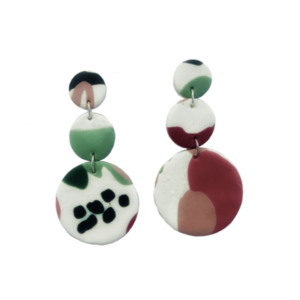 Printed Statement Earrings
