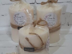 LARGE SCENTED PILLAR CANDLES