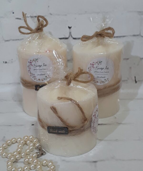 SMALL SCENTED PILLAR CANDLES