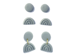 Grey Mixed Studs Set