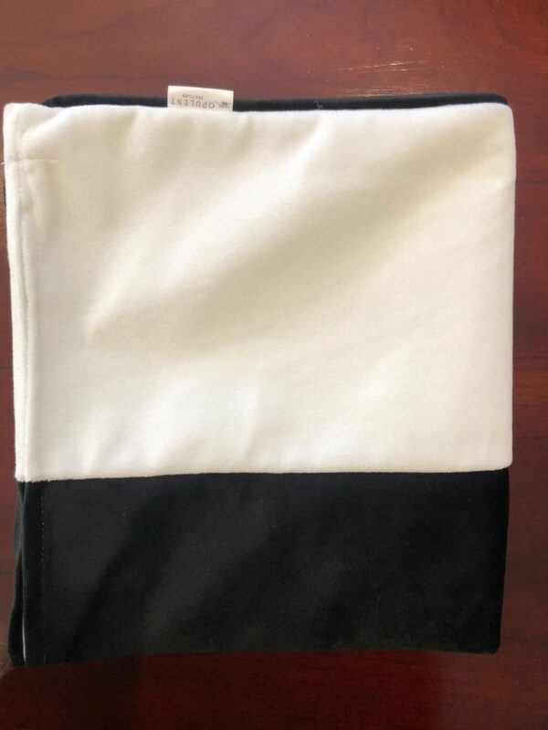 Black and White Cushion Cover - Image 2