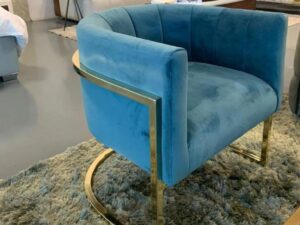 Tub Chair Rose Gold frame