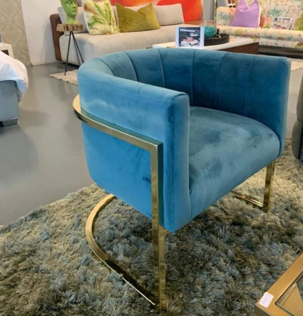 Tub Chair Rose Gold frame