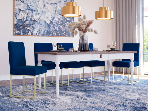 Dining Chair Lapis Velvet - Image 4