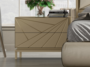 Lacquered bedside tables (2 units)